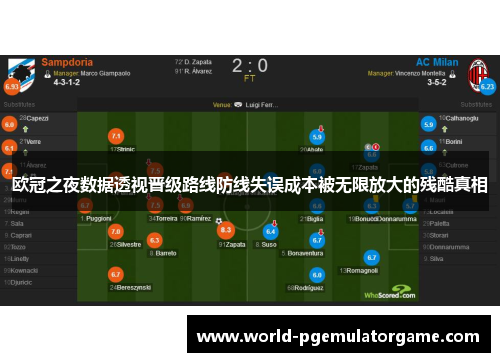 欧冠之夜数据透视晋级路线防线失误成本被无限放大的残酷真相